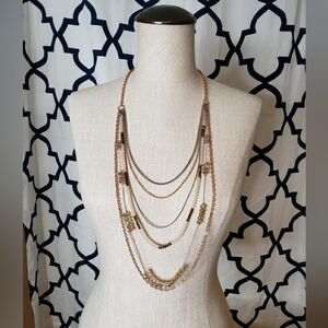 Beaded Long Necklace From The Limited